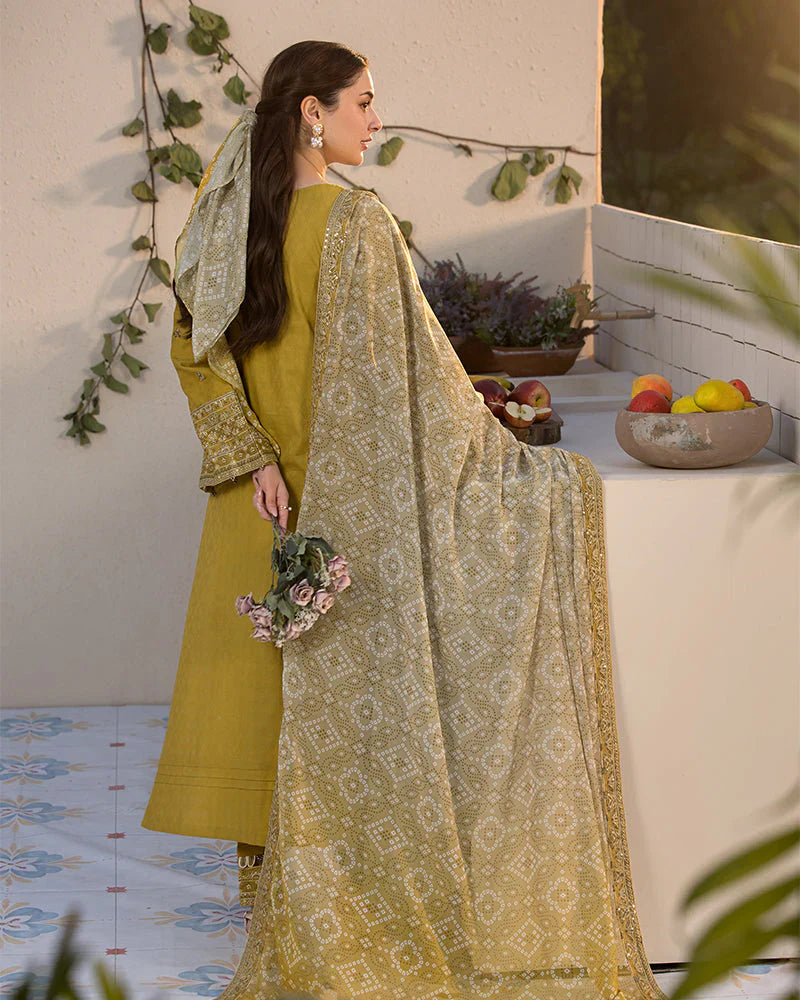 Jade 3PC Lawn Sequin Embroidered Suit | RCB-4528