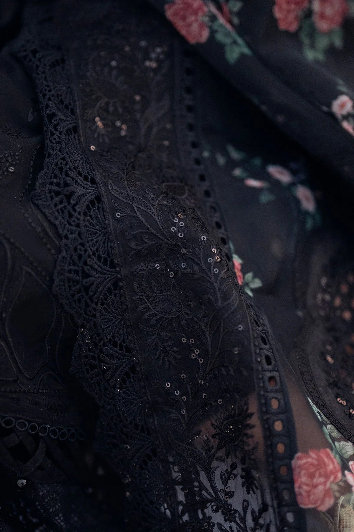 Nureh 3PC Lawn Chikankari Laser Embroidered Suit | RCB-4523