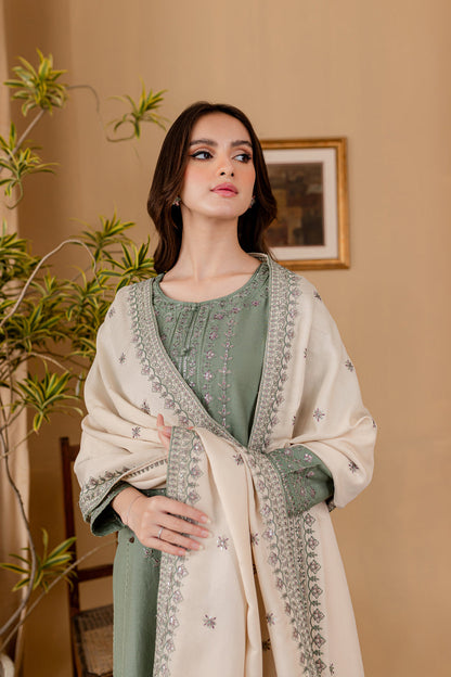 Batik 3PC Lawn Embroidered Suit | RCB-4622