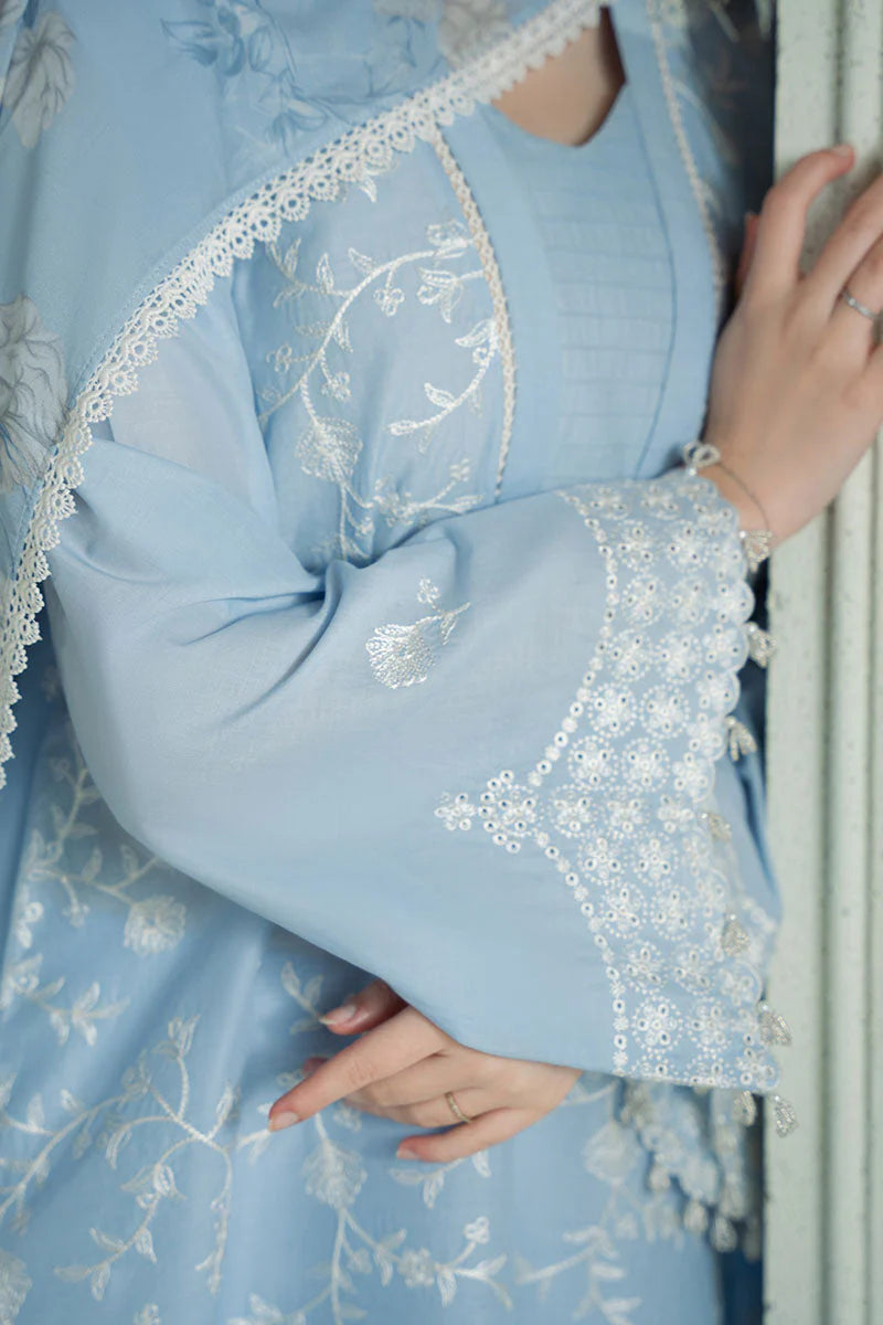 Cross Stitch 3PC Lawn Embroidered Suit | RCB-4612