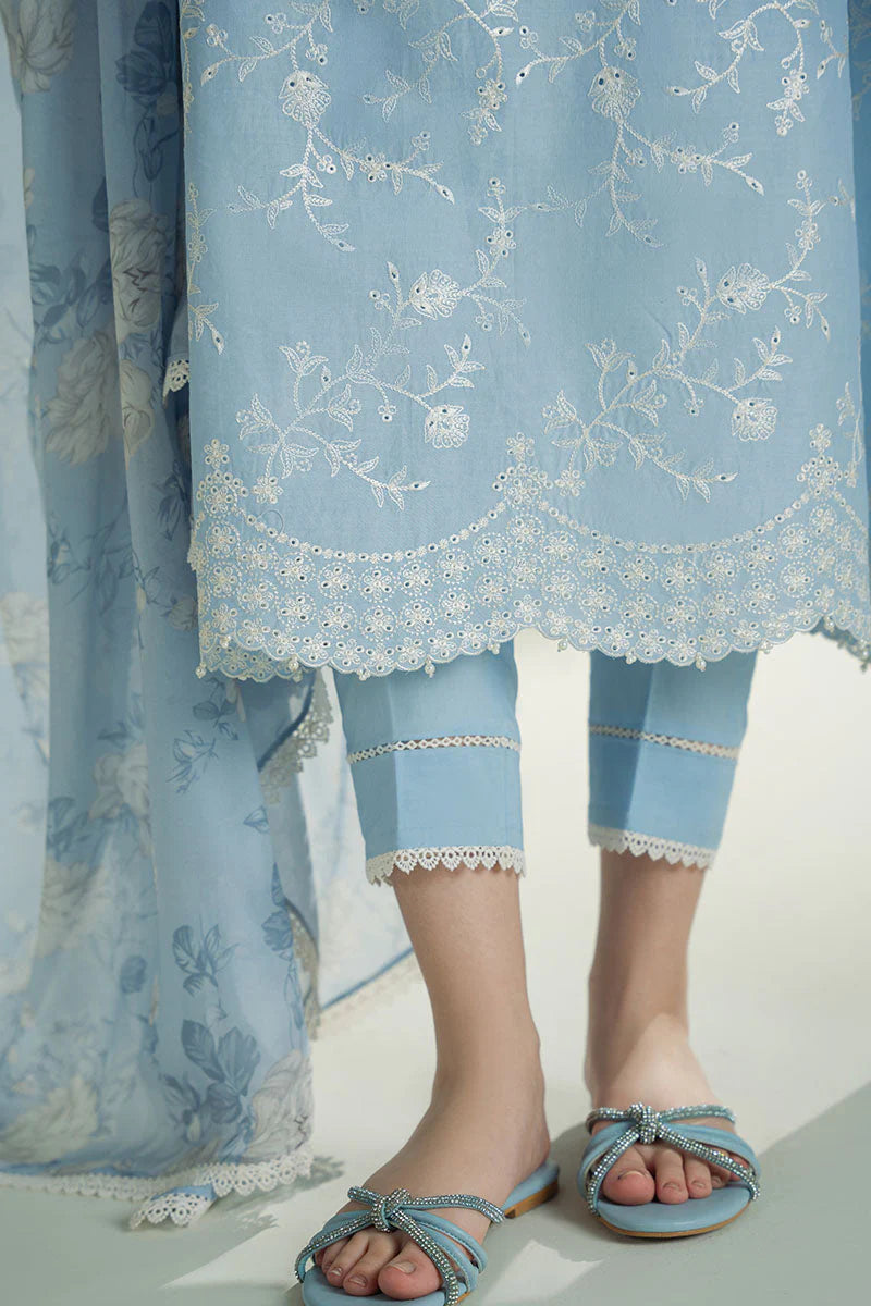 Cross Stitch 3PC Lawn Embroidered Suit | RCB-4612