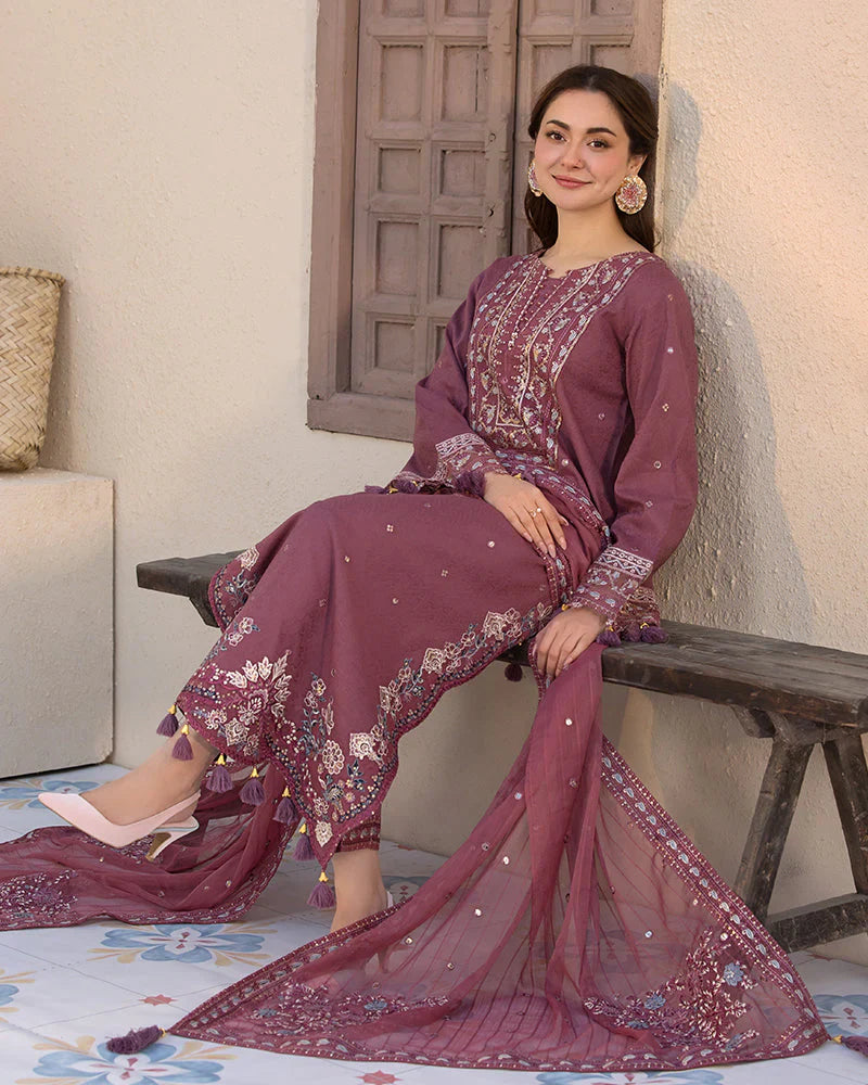 Jade 3PC Lawn Sequence Embroidered Suit | RCB-4619