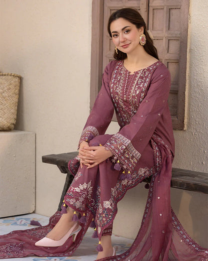 Jade 3PC Lawn Sequence Embroidered Suit | RCB-4619