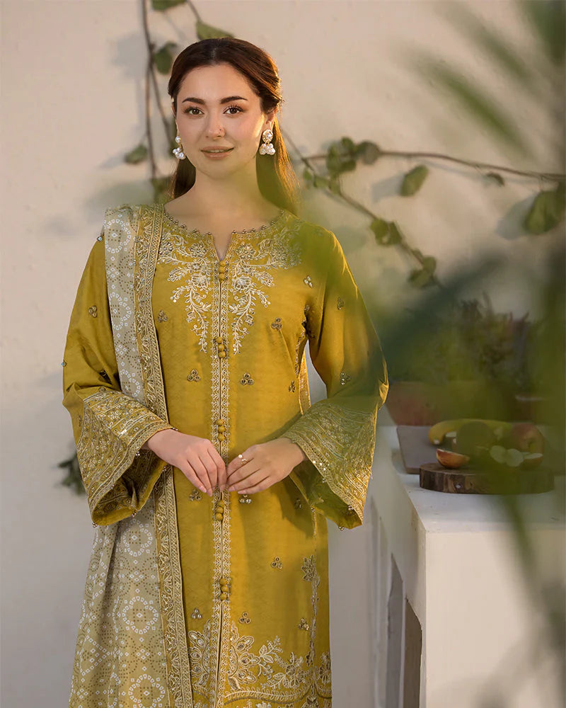 Jade 3PC Lawn Sequin Embroidered Suit | RCB-4528