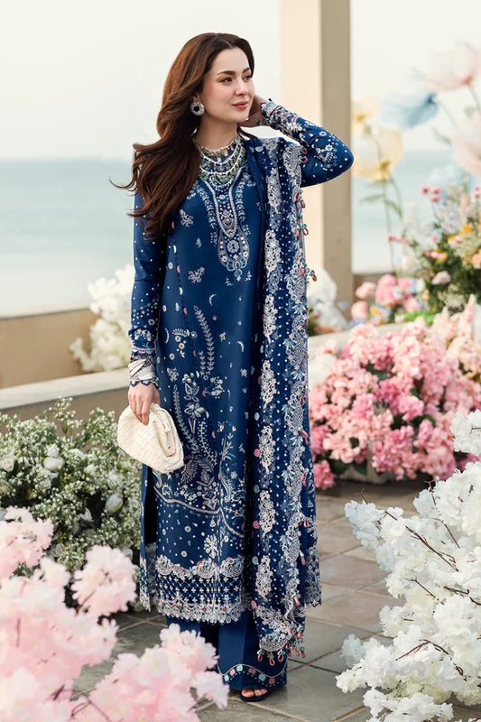 Qalamkar 3PC Lawn Embroidered Suit | RCB-4608