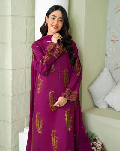Sapphire 3PC Lawn Embroidered Suit | RCB-4615