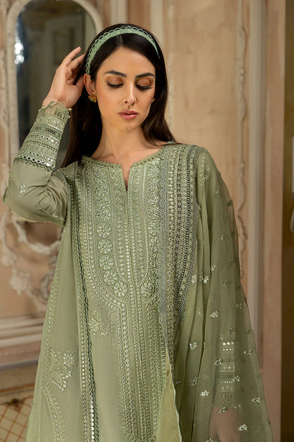 Sobia Nazir 3PC Lawn Sequin Embroidered Suit | RCB-4526